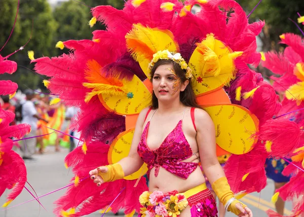 San Francisco Mai 2019 Unbekannte Teilnehmer Des Jährlichen Karnevalsumzugs Missionsbezirk — Stockfoto