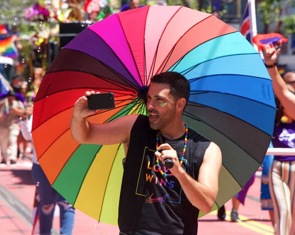 San Francisco Juni 2019 Deelnemers Aan 49E Jaarlijkse Gay Pride — Stockfoto