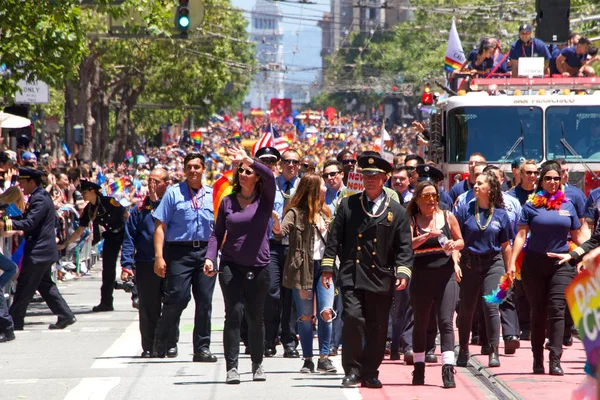 San Francisco Junho 2019 Participantes 49Th Annual Gay Pride Parade — Fotografia de Stock