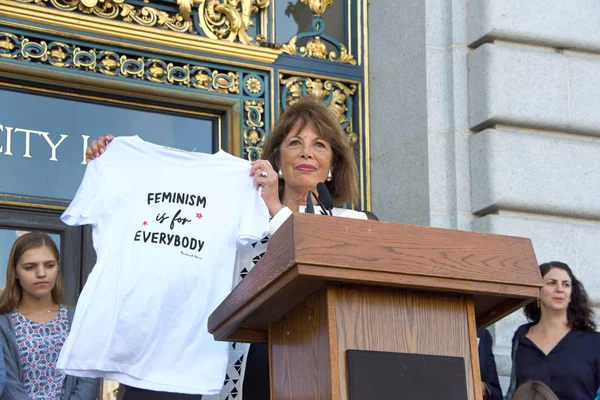 San Francisco Srpna 2019 Kongresmanka Jackie Speierová Vystoupila Ročníku Rallye — Stock fotografie