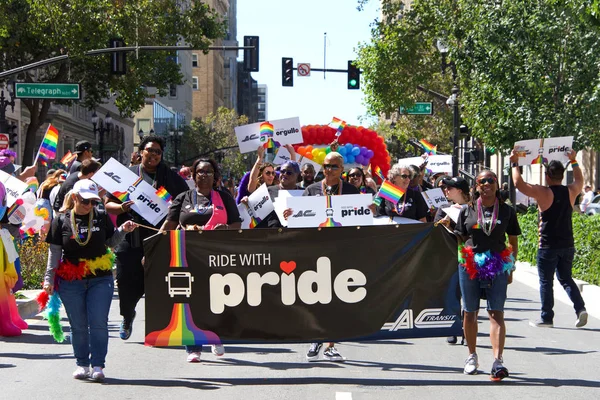 Oakland Září 2019 Neidentifikovaní Účastníci Slaví Ročník Festivalu Průvodu Gay — Stock fotografie