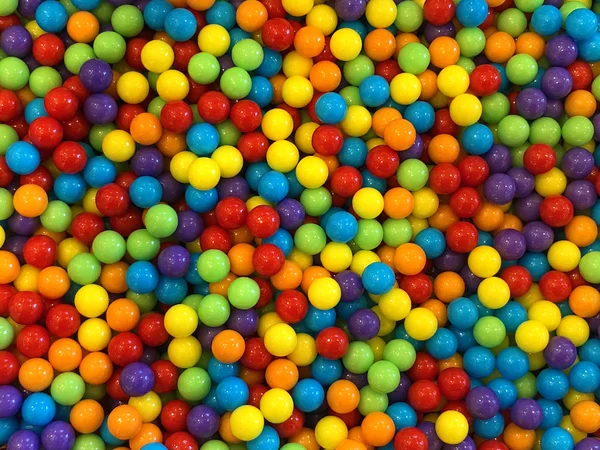 明るい色のキャンディボールの背景 — ストック写真