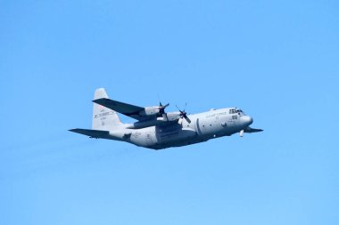San Francisco, Ca - 05 Ekim 2018: ABD Hava Kuvvetleri Missouri Hava Muhafız uçağı St Joseph, San Francisco, Kaliforniya 'da düzenlenen 37..