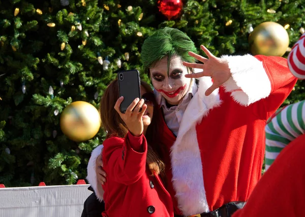 San Francisco 2018 December Azonosítatlan Résztvevők Union Square Megrendezett Éves — Stock Fotó