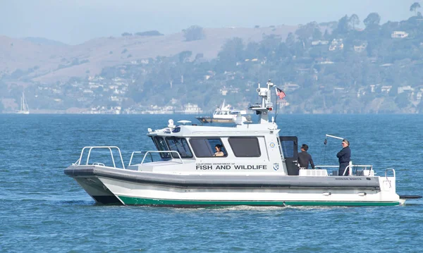 San Francisco Outubro 2018 California Department Fish Wildlife Vessel San — Fotografia de Stock