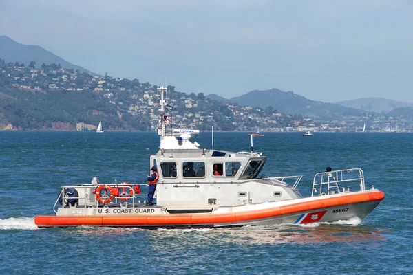 São Francisco Outubro 2018 Navio Guarda Costeira Baía São Francisco — Fotografia de Stock
