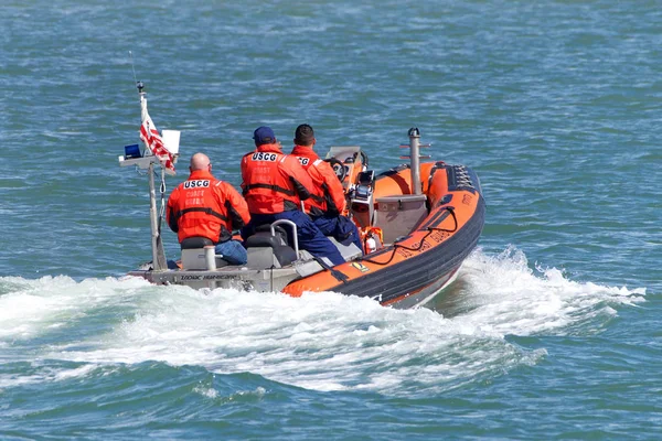 São Francisco Outubro 2018 Guarda Costeira Água Fornecendo Segurança Aguardando — Fotografia de Stock
