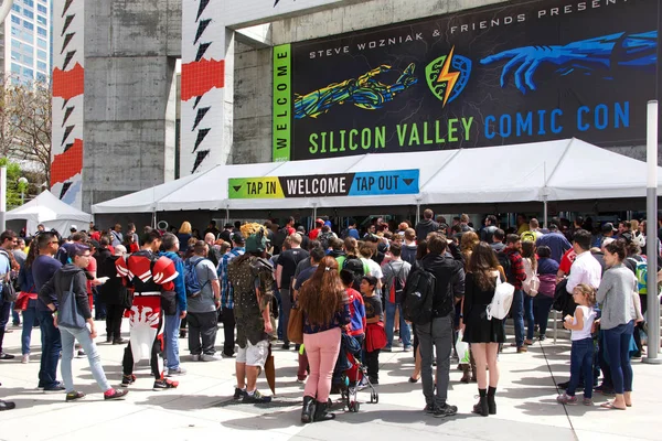 San Jose April 2018 Unidentified Participants Silicon Valley Comic Con — Stock Photo, Image