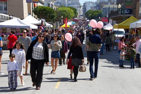San Francisco Abril 2018 Participantes Identificados 27º Festival Anual Semana — Foto de Stock