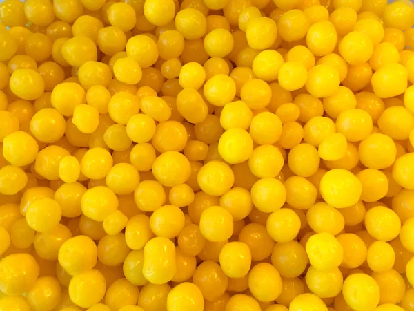 Крупним Планом Жовтих Лимонних Краплях Цукерок — стокове фото