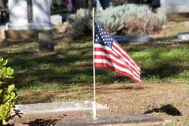 Amerikan Bayrağı, askerlerin anısına ve ülkemizin onuruna dikildi.