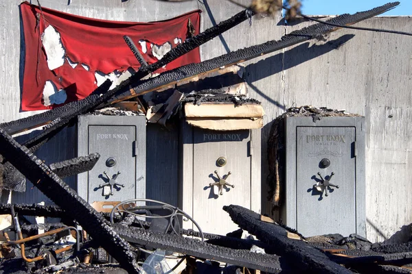 Santa Rosa Oktober 2017 Wapenwinkel Afgebrand Door Recente Vuurstorm Die — Stockfoto