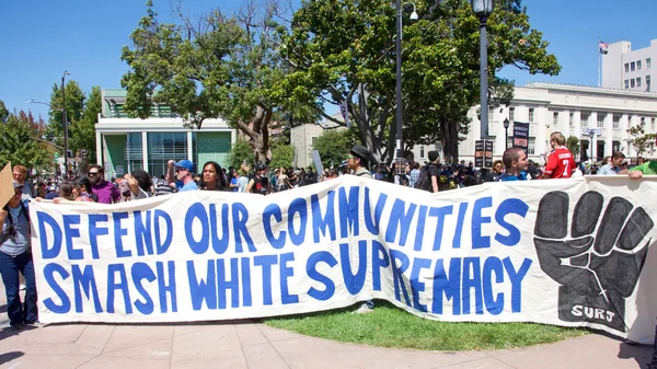 Berkeley Αυγούστου 2017 Άγνωστοι Συμμετέχοντες Στο Συλλαλητήριο Marxism America Στο — Φωτογραφία Αρχείου