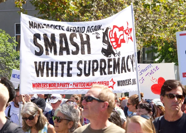 Berkeley Agosto 2017 Participantes Identificados Mitin Marxismo América Martin Luther —  Fotos de Stock