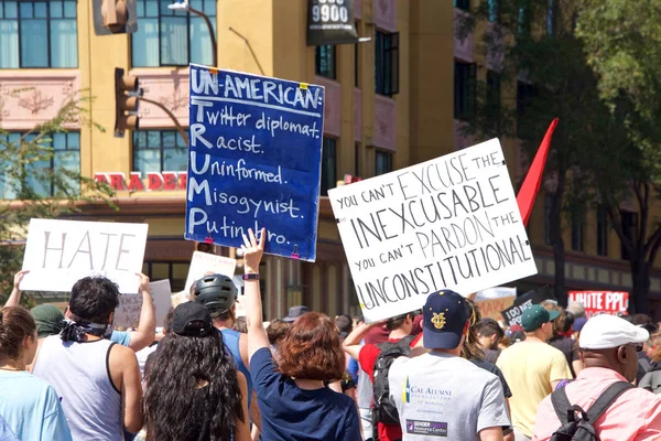 Berkeley August 2017 Unidentified Participants Marxism America Rally Martin Luther — Stock Photo, Image