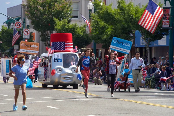 Alameda Juli 2017 Unbekannte Teilnehmer Der Alameda Parade Juli Einer — Stockfoto