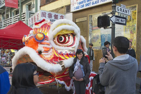 Maymun Çin Yeni Yıl Festivali San Francisco, C 'de — Stok fotoğraf