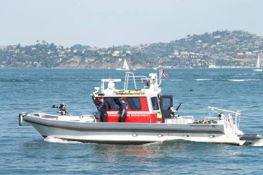 San Francisco, Ca - 11 Ekim 2019 Sffd İtfaiye Departmanı geyik tekneleri ve mürettebatı 39.