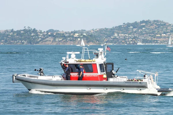 São Francisco Outubro 2019 Sffd Barcos Alce Departamento Bombeiros Com — Fotografia de Stock