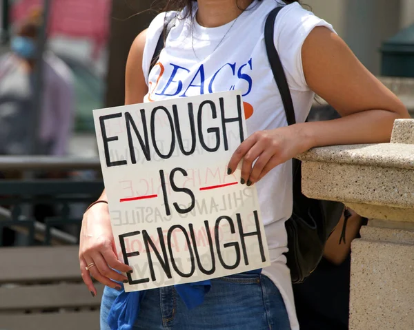 Oakland Giugno 2020 Manifestanti Che Partecipano Alla Protesta George Floyd — Foto Stock