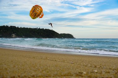 Tayland 'ın Phuket adasındaki kumsal