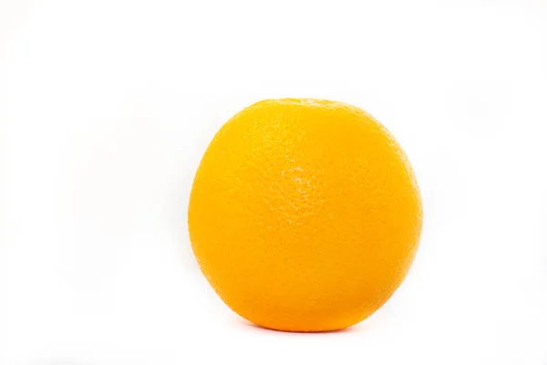 Oranžové Zblízka Bílém Pozadí — Stock fotografie