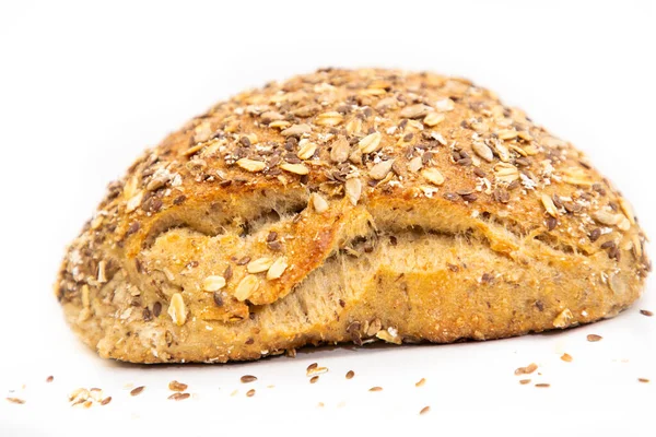 Свежий Домашний Хлеб Зерно Диета Здоровой Пищи Натуральной Муки Хорошо — стоковое фото