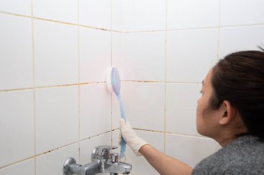 Duş odasındaki duvarın küf ya da mantarı, sıcak su ve bakteri birikintisinin neden olduğu siyah ya da kahverengi küf kalıbına neden oluyor..