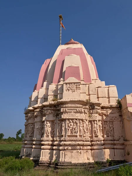 Mar 2019 Beautiful Sculpture Lord Shiva Old Temple Ruins Vadiyavir — Stock Photo, Image