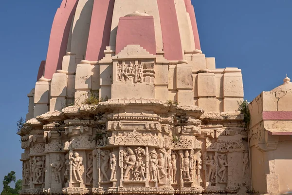 Mrt 2019 Prachtige Sculptuur Van Lord Shiva Bij Oude Tempelruïnes — Stockfoto