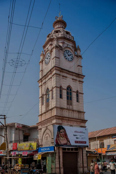 Січня 2010 Clock Tower Sidhpur Est 1915 Muhammadali Hararwala Міський — стокове фото