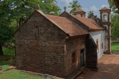  09 Haziran 2009 'da St. Catherine Kilisesi, M.S. 1510' da inşa edilmiş, UNESCO Dünya Mirasları Alanı, Eski Goa, Velha Goa, Indi