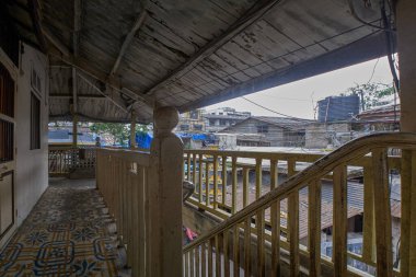 05 Ekim 2018 100 yıl boyunca tek katlı Chawl kültürü Datta Mandir Wadi Thakurdwar Mumbai Maharashtra INDIA