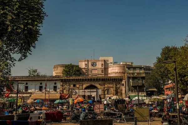 12Jan 2017 Bhadrakali Mandir Bhadra Fort Clock Tower Now Unesco — стокове фото