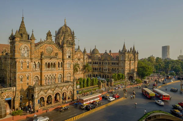 06-Nov-2008-Chhatrapati Shivaji Maharaj Terminus Victoria Terminus İstasyon-Unesco Dünya Mirası Mumbai maharashtra INDIA Asya