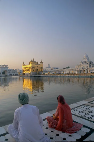 2003 Október Arany Templom Sri Harmandir Sahib Amritsar Punjab Indi — Stock Fotó