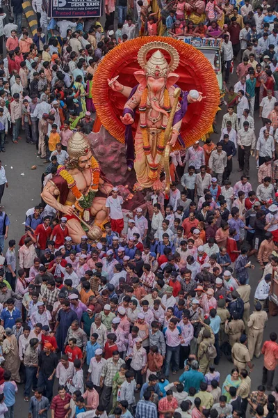 N0V 2005 Ídolo Del Señor Ganesh Ganpati Elefante Cabeza Dios — Foto de Stock