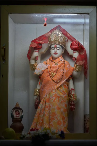 Aug 2006 Goddess Annapurna Devi Mata Walkeshwar Mumbai Maharashtra India — Stock Photo, Image