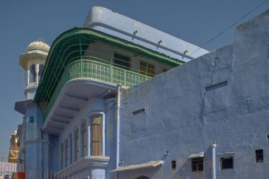 22 Kasım 2007 Haveli tipi eski ev satıcısı Rajasthan Hindistan