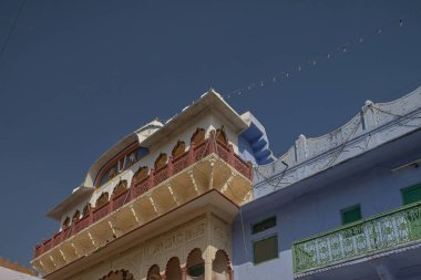 22 Kasım 2007 Haveli tipi eski ev satıcısı Rajasthan Hindistan