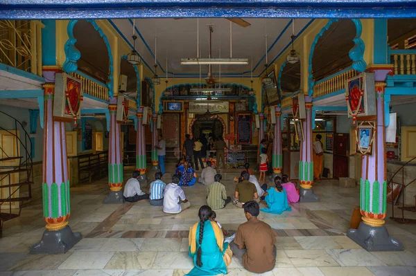 Jul 2012 Mandap Sabha Ballaleshwar Ashtavinayak Templo Dos Oito Templos — Fotografia de Stock