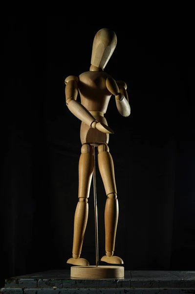 Cze 2011 Anime Peripherals Model Joint Man Zabawkowe Ozdoby Drewniane — Zdjęcie stockowe