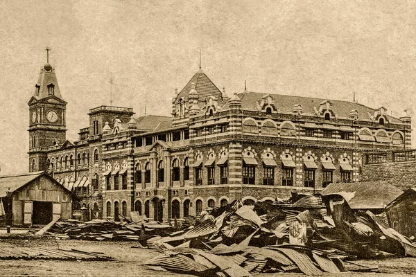20 Aralık 2007 Klasik Fotoğraf Prensleri Rıhtımı veya Ghadial Godi Bombay Şimdi Mumbai Maharahtra INDIA