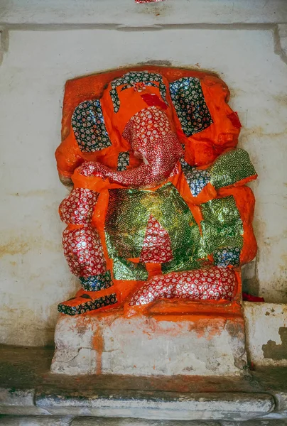 Abr 2011 Vintage Photo Ganesh Kumbhalgarh Fort Rajasthan India — Foto de Stock