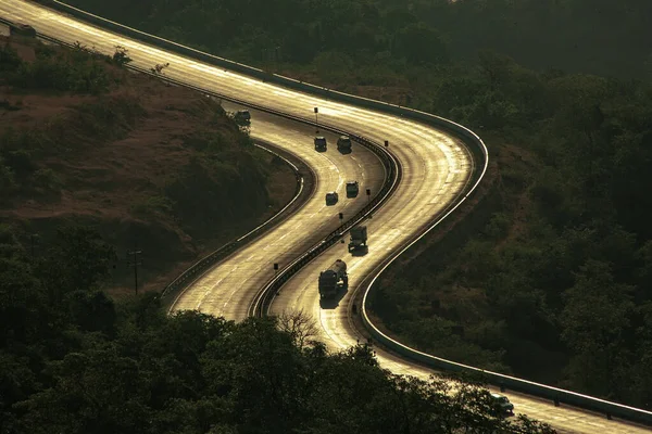 Скоростная Дорога Мумбаи Пуне Хандала Гат Декабря 2005 Года Скоростная — стоковое фото