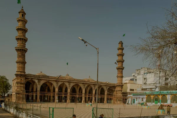Dic 2007 Shah Alam Roja Una Mezquita Ubicada Ciudad Ahmedabad — Foto de Stock