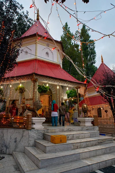 Září 2009 Naina Devi Chrám Nainital Uttaranchal Uttarakhand Indi — Stock fotografie