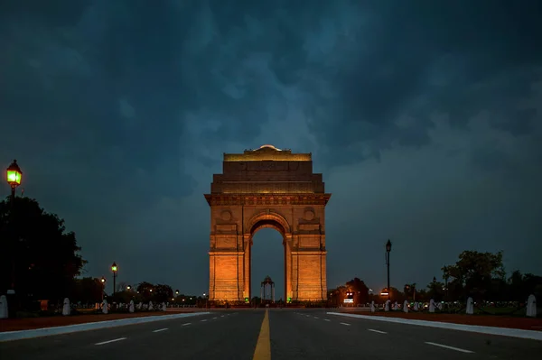 Jun 2004 India Monumento Puerta Primera Guerra Mundial Nueva Delhi — Foto de Stock