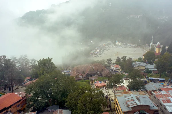 Set 2009 Vista Teleférico Nainital Distrito Nainital Uttarakhand Norte Índia — Fotografia de Stock