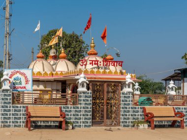 1202 2024 Kashi Vishwanath Mahadev Mandir Chhachhar Chhouk Itadi Modasa Aravalli Gujarat Hindistan Asya.